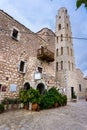 Areopoli, the traditional village of Mani in Peloponnese Greece. Royalty Free Stock Photo