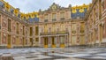 Paved Courtyard of Chateau Versailles