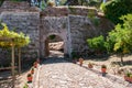 Paved path to the Venetian Castle in Zakynthos city