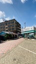 Paved pathway in Park road in Ngara in Nairobi Kenya