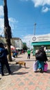 Paved pathway in Park road in Ngara in Nairobi Kenya