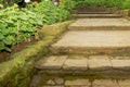 A paved pathway paved with stone Royalty Free Stock Photo