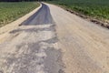 paved road for car traffic Royalty Free Stock Photo