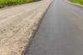 paved road for car traffic Royalty Free Stock Photo