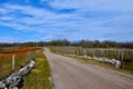 Paved road at Kras, Primorska, Slovenia