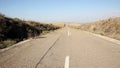 Paved road next to Castrillo Mota de Judios, province of Burgos, Spain