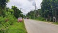 Paved Road in Tagbilaran City, Bohol, Philippines