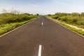 Paved road between Turmi and Omorate in Omo valley, Ethiop