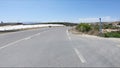 A paved road Viator-Rioja next to Rioja