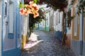 Paved street in Ferragudo south Portugal