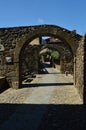 Paved Street With Its Beautiful Arches In The Village Of Pots. Nature, Architecture, History, Travel.