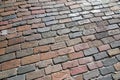 Pavement of brics in old town center Tampa city, at Centro Ybor Royalty Free Stock Photo