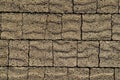Pavement brown bricks texture Royalty Free Stock Photo
