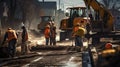 pavement building road background