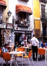 Pavement cafe in Plaza Mayor, Cuenca.
