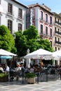 Pavement cafes, Granada.