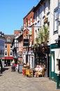 Pavement cafes, Shrewsbury.