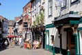 Pavement cafes, Shrewsbury.