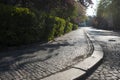 Pavement of the old street. Royalty Free Stock Photo