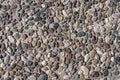 Pavement pebble pathway pattern texture background, old style stone sidewalk