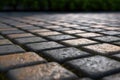 pavement. sidewalk stone. Generated by AI