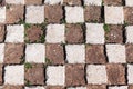 Pavement in squares Royalty Free Stock Photo