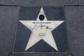 Pavement star for Franz Schubert in Vienna, Austria