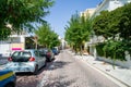 Pavement in the street of Kos town Royalty Free Stock Photo