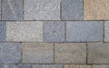 Pavement tiles, texture background. Gray Square Pavement. Seamless Tileable Texture. Old paving tiles background texture