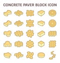 Paver block icon