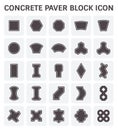 Paver block icon