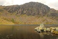 Pavey Ark, Jacks Rake,Stickle Tarn Royalty Free Stock Photo