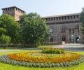 Pavia, castle Royalty Free Stock Photo