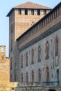 Pavia, castle Royalty Free Stock Photo