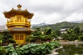 The Pavilion Of Absolute Perfection On Island In The Middle Of The Lotus Pond In Nan Lian Garden, Hong Kong. Royalty Free Stock Photo