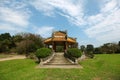 Pavilion at the Chinese gardens, meditative place