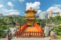 Pavilion in Chinese Temple - Chi Lin Nunnery in Hong Kong city