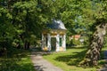 Pavilion of mineral water - Frantiskovy Lazne Franzensbad Royalty Free Stock Photo