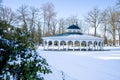 Pavilion of mineral water spring - Frantiskovy Lazne - Franzensbad - Czech Republic Royalty Free Stock Photo