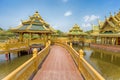 Pavilion of the enlightened in Ancient City Park, Muang Boran, Samut Prakan province, Thailand Royalty Free Stock Photo