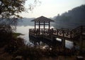 Pavilion in a lake