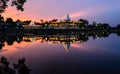 Pavilion on the lake Royalty Free Stock Photo