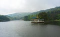 Pavilion in middle of a lake in mount Lushan national park Jiangxi China