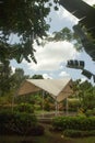 A pavilion in the middle of a Taman Hutan Kota Keputih Surabaya. A Shelter foor people who tired of walking the park.