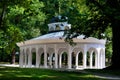 Pavilion of mineral water Luisa - Frantiskovy Lazne Royalty Free Stock Photo