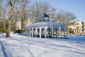 Pavilion of mineral water spring - Frantiskovy Lazne - Franzensbad - Czech Republic Royalty Free Stock Photo