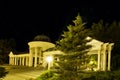 Pavilion of mineral water spring at night - Marianske Lazne - Czech Republic