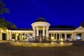 Pavilion of mineral water spring at night - Marianske Lazne - Czech Republic