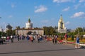 Pavilion No. 58 Agriculture Ukrainian SSR and the Stone Flower Fountain at VDNKh