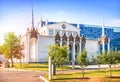 Pavilion Oil Museum and Moskvarium, VDNH, Moscow Royalty Free Stock Photo